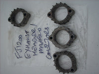 Yamaha FJ 1200 92 (91/93) 3WX ECHAPPEMENT HEADER PIPE BRIDES COLS EXHAUST HEADER