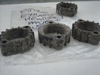 Yamaha FJ 1200 92 (91/93) 3WX ECHAPPEMENT HEADER PIPE BRIDES COLS EXHAUST HEADER