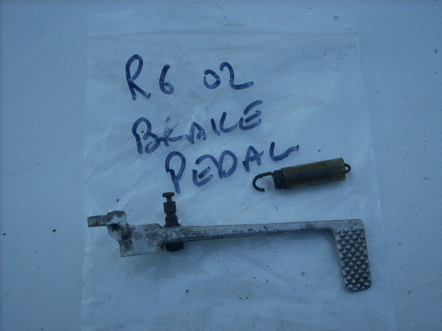 Yamaha YZF R6 5EB 99/02 PEDALE FREIN AR , arrier, REAR BRAKE PEDAL, Fußbremshebe