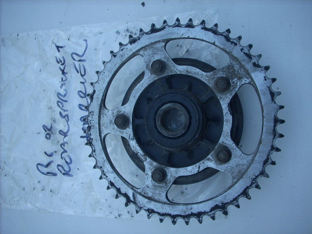 Yamaha YZF R6 5EB 99/02 PIGNON et CARRIER , SPROCKET & CARRIER Kettenrad Träger,