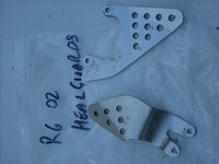 Yamaha YZF R6 5EB 99/02 Pair REPOSE-PIEDS TALON GUARDE, heal guards OEM