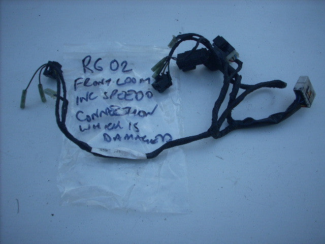 * Yamaha YZF R6 5EB 99/02 Faisceau phare avant,avec des dommages pour les pièces