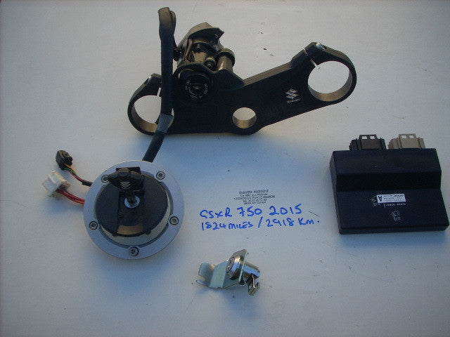 Suzuki GSXR 1000 11-15 L2-5 kit serrure  CDI un clef bouchon de réservoir, serru