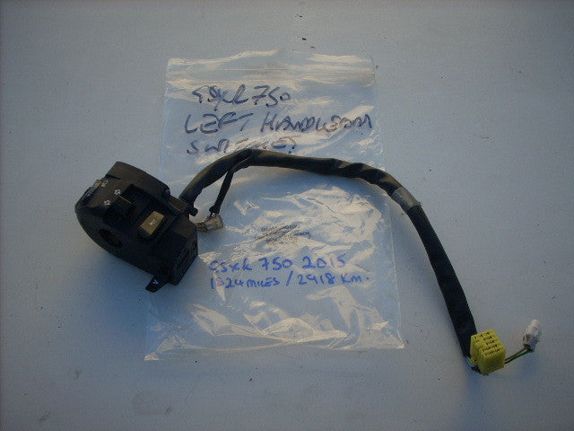 Suzuki GSXR 1000 11-15 L2-5 COMODO GUIDON GAUCHE HANDLEBAR SWITCHES LEFT Helter-