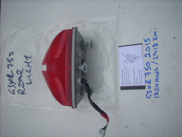 Suzuki GSXR 1000 11-15 L2-5 feu de stop arrière, avec des dommages REAR /TAIL/ST