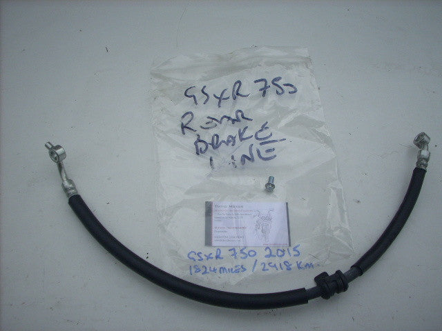Suzuki GSXR 1000 11-15 L2-5 Durite de frein ariere, rear BRAKE LINE Bremsleitung