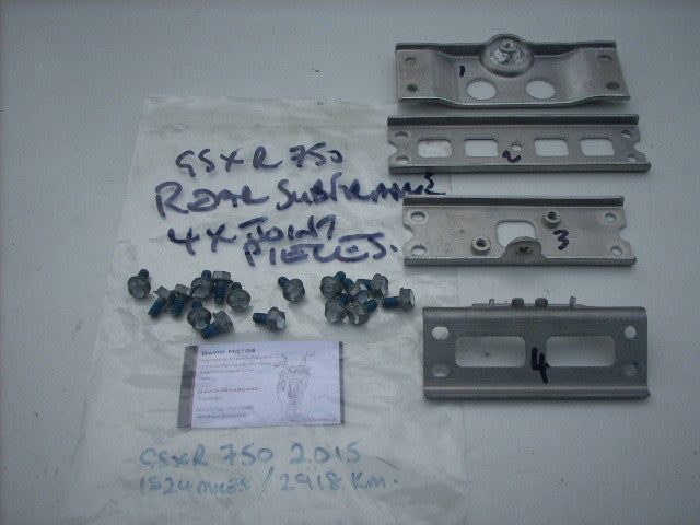 Suzuki GSXR 1000 11-15 L2-5 Arrière bâti tubulaire BOUCLE AR DE CADRE,des plaque