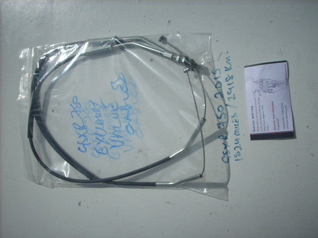 Suzuki GSXR 1000 11-15 L2-5 Exhaust valve servo cables Exhaust valve servo cable