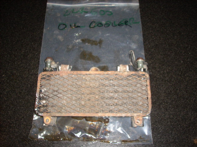 2004 Kawasaki ZZR 600 ZX E11, radiateur refroidisseur d'huile, OIL COOLER, radia