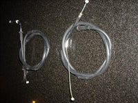 2004 Kawasaki ZZR 600 ZX E11, câbles d'accélérateur, THROTTLE CABLES, Gaszüge Ga