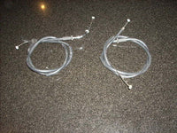 2004 Kawasaki ZZR 600 ZX E11, câbles d'accélérateur, THROTTLE CABLES, Gaszüge Ga