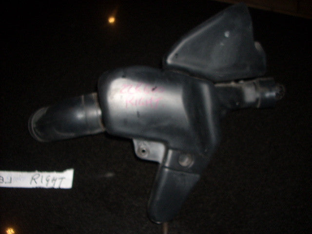 2004 Kawasaki ZZR 600 ZX E11, droit d'admission d'air droit, CANAL , TUYAU D'AIR