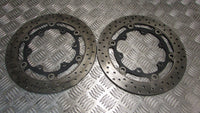 Yamaha TDM 900 2014, disques des freins avants AV paire ,,Pair of front discs