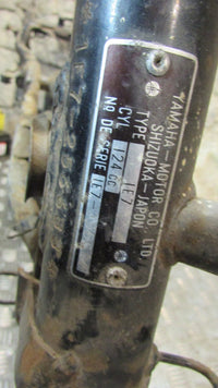 Yamaha RD X 125 1979 cadre francaise sans carte grise ,frame french, strait and