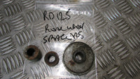 Yamaha RD X 125 1979 entretoises de roue arrier AR,rear wheel spacers