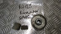Yamaha RD X 125 1979 entretoises de roue arrier AR,rear wheel spacers