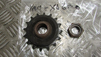 Yamaha XJ 600 Diversion 4BR pignon avant et écrou de fixation,front sprocket and
