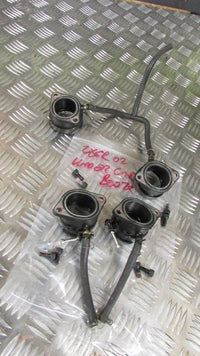 KAWASAKI NINJA ZX6R ZX-6R J1 J2 2000/2 tubulure d'admission moteur carburateur S