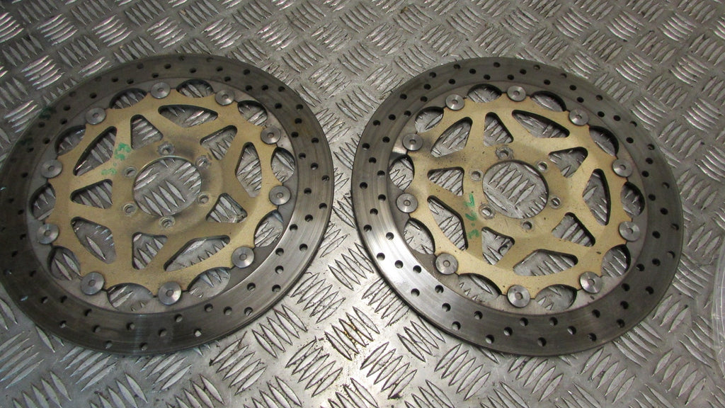 Yamaha XJR 1200 4PU disques des freins avants AV paire ,,Pair of front discs