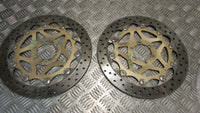 Yamaha XJR 1200 4PU disques des freins avants AV paire ,,Pair of front discs