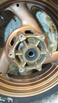 Yamaha XJR 1200 4PU Jante Ariere , pneu, ROUE ARRIÈRE , rear wheel with tyre