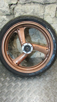 Yamaha XJR 1200 4PU Jante AV avant avec pneu ,front wheel with tyre