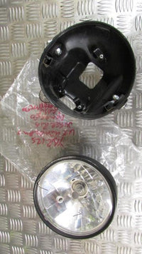 Yamaha YBR 125 2011, 2010>17 ,éclairage phare avant, version Anglaise,FRONT /HEA