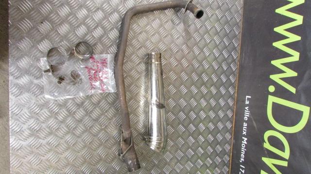 Yamaha YBR 125 2011, 2010>17 , pot échappement ligne complete Collecteur Echappe