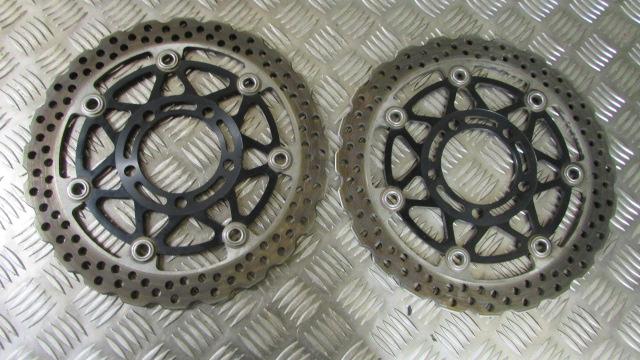 KAWASAKI Z750R, ZR750NBF,2011(OK 08/17)disques des freins avants AV paire ,,Pair