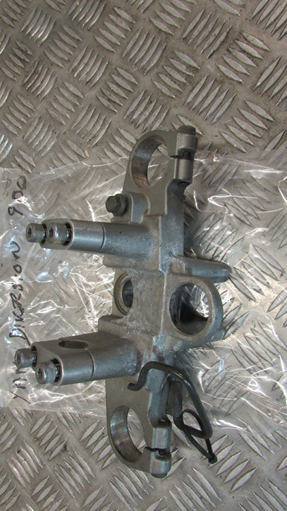 Yamaha XJ 900S Diversion 4KM T de Fourche Supérieur et guidon suports,TOP YOKE &