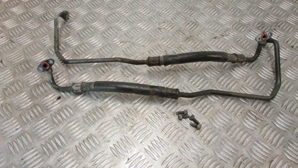 Yamaha XJ 900S Diversion 4KM durites des huile ,x2,OIL COOLER RADIATOR HOSES, pi