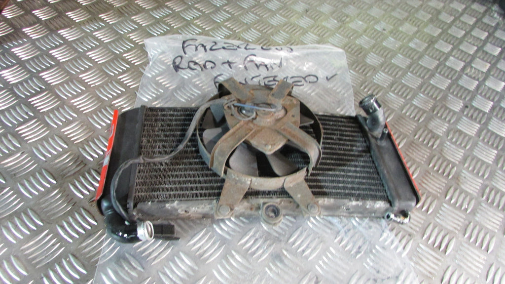Yamaha Fazer FZS 600 2000 (1998/2003) RJ021 radiateur a eau et ventilateur,RADIA