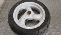 Kymco Agility FR50 2T Jante AV avant avec pneu ,front wheel with tyre