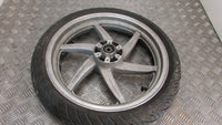 Hyosung Comet GT 650 BJ04/08 Jante AV avant avec pneu ,front wheel with tyre