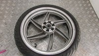 Hyosung Comet GT 650 BJ04/08 Jante AV avant avec pneu ,front wheel with tyre