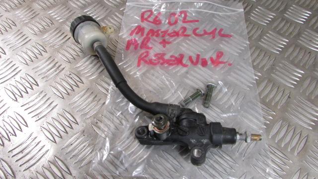 Yamaha YZF R6 5EB 99/02 15552m maître-cylindre de frein arrière avec la reservoi