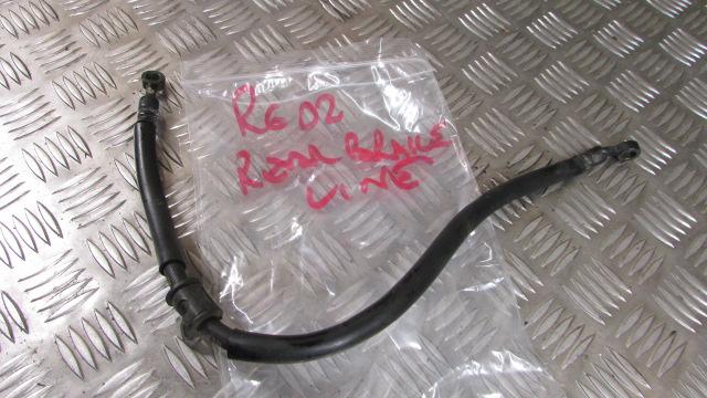 Yamaha YZF R6 5EB 99/02 15552m Durite de frein ariere,, rear BRAKE LINE ,Bremsle