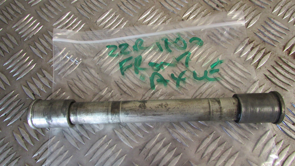 Kawasaki Ninja ZZ-R 1100 D ZX ZZR 1994 axe de la rue avant,, front axle spindle