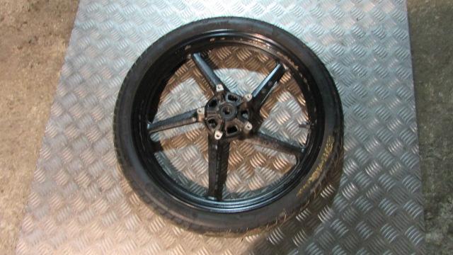 Yamaha YBR 125 2008, 2005>17 Jantes AV avant avec pneu ,front wheel with tyre, ,