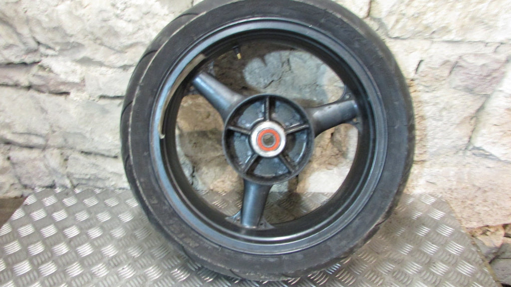 Kawasaki ZR7S 750 FH1A Jante Ariere , pneu, ROUE ARRIÈRE , rear wheel with tyre