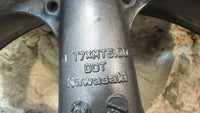 Kawasaki ZR7S 750 FH1A Jante Ariere , pneu, ROUE ARRIÈRE , rear wheel with tyre