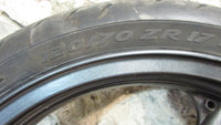 Kawasaki ZR7S 750 FH1A Jante AV avant avec pneu ,front wheel with tyre