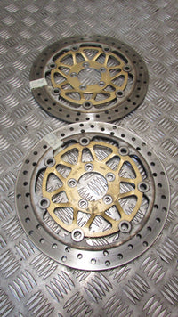 Kawasaki ZR7S 750 FH1A disques des freins avants AV paire ,,Pair of front discs