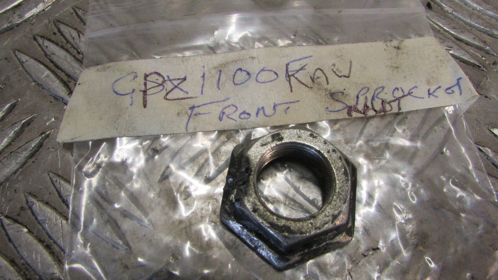Kawasaki GPZ1100 ZX10E 95/98 écrou de fixation pour pignon avant ,front sprocket
