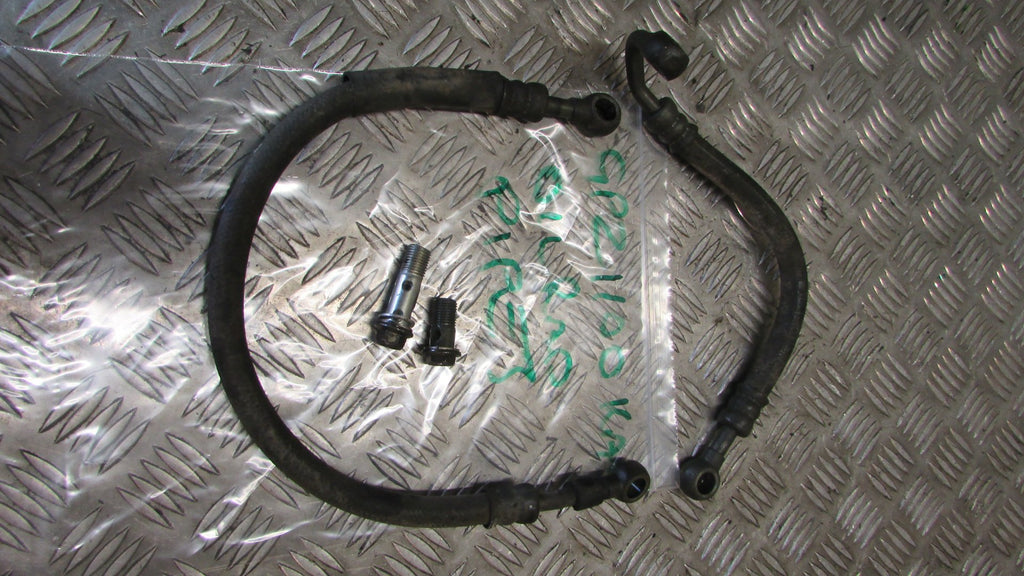 Kawasaki GPZ1100 ZX10E 95/98 durites des huile ,x2,OIL COOLER RADIATOR HOSES, pi