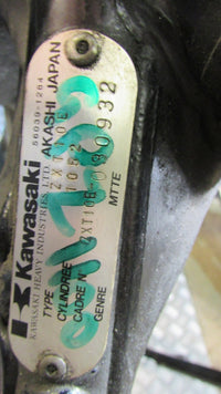 Kawasaki GPZ1100 ZX10E 95/98 cadre francaise avec carte grise,frame french, stra