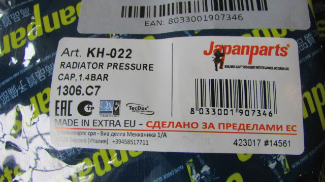 Citroen Saxo Radiator pressure cap KH-022 Radiateur Bouchon