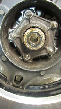 Honda Goldwing GL1100 SC02 1979/84 Jante Ariere , pneu, ROUE ARRIÈRE , rear whee