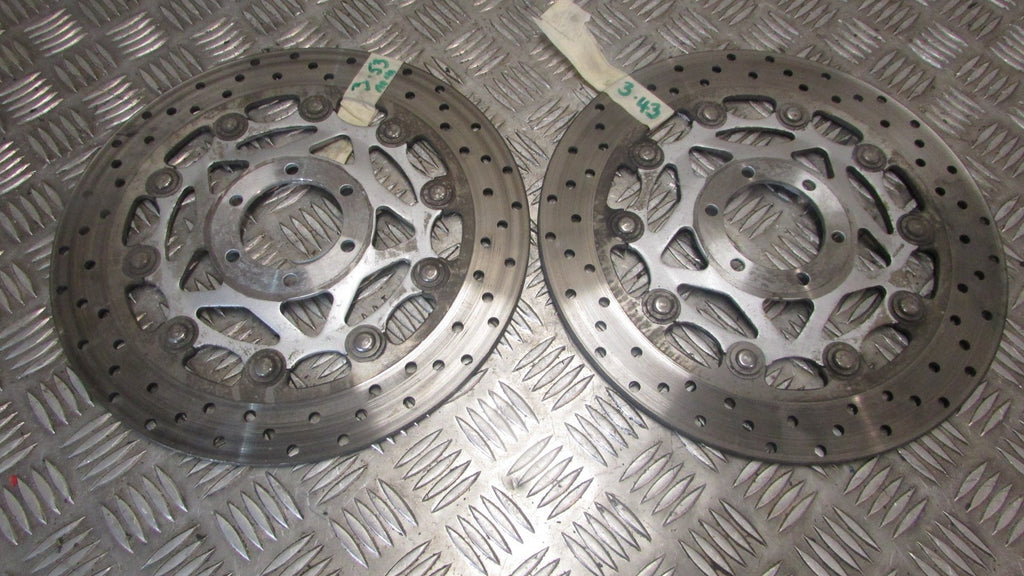 Yamaha FJ 1200 1993 3CX 91/96 disques des freins avants AV paire ,,Pair of front