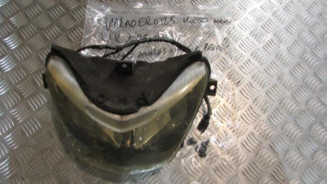 Honda Varadero XL 125 (05) JC32,,éclairage phare avant, version Anglaise,FRONT /